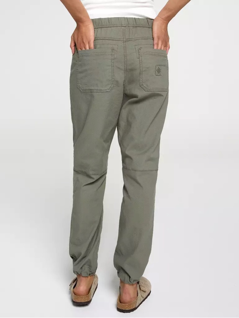 Alpine Design Olive Green Jogger Pants Size L Elastic Waist Utility Casual - Picture 2 of 10